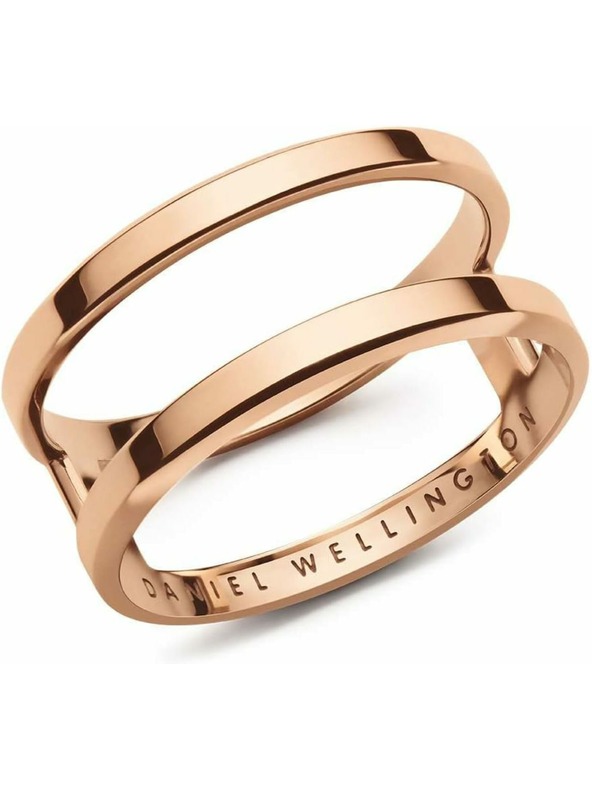 Daniel Wellington Ženski dvojni jekleni prstan Daniel Wellington Elan DW00400117