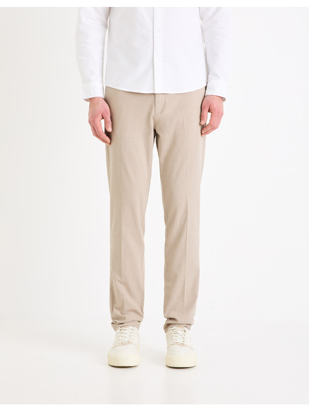 Celio Bež moške hlače chino Celio Gosi