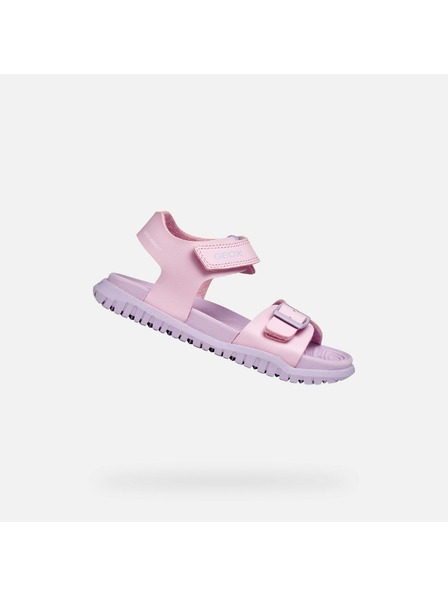 Geox Rožnate dekliške sandale Geox Sandal Fusbetto