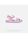 Geox Rožnate dekliške sandale Geox Sandal Fusbetto