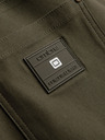Ombre Clothing Moške hlače REGULAR s tovornjacnimi žepi - temno olivno zelene V1 P1515 Ombre Clothing