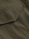 Ombre Clothing Moške hlače REGULAR s tovornjacnimi žepi - temno olivno zelene V1 P1515 Ombre Clothing
