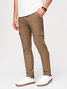 Ombre Clothing Moške hlače REGULAR s tovornjacnimi žepi - olivna barva V2 P1515 Ombre Clothing