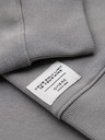 Ombre Clothing Moška jopa BASIC z okroglim izrezom - siva Ombre Clothing