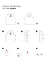 Reisenthel Črna pikčasta nakupovalna torba Reisenthel Mini Maxi Shopper