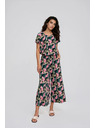 Moodo Zelene cvetne culotte hlace
