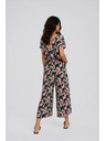 Moodo Zelene cvetne culotte hlace