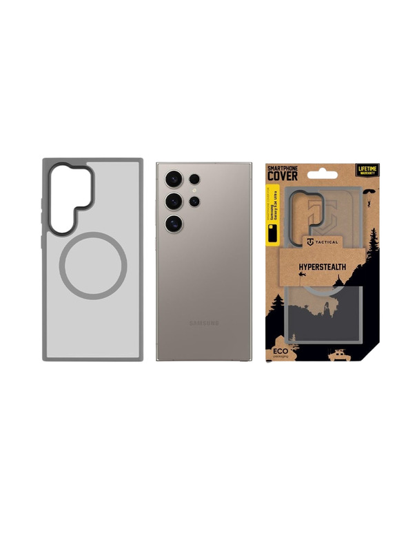 Tactical Tactical MagForce Hyperstealth Zaščita za Samsung Galaxy S24 Ultra Light Grey