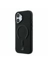 Mercedes Mercedes PU Leather 3D MagSafe Zadnji ovoj za iPhone 17 Black
