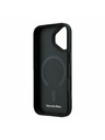 Mercedes Mercedes PU Leather 3D MagSafe Zadnji ovoj za iPhone 17 Black