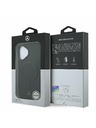 Mercedes Mercedes PU Leather 3D MagSafe Zadnji ovoj za iPhone 17 Black