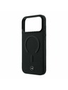 Mercedes Mercedes PU Leather 3D MagSafe Zadnji ovoj za iPhone 17 Pro Max Black
