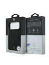 Mercedes Mercedes PU Leather 3D MagSafe Zadnji ovoj za iPhone 17 Pro Max Black
