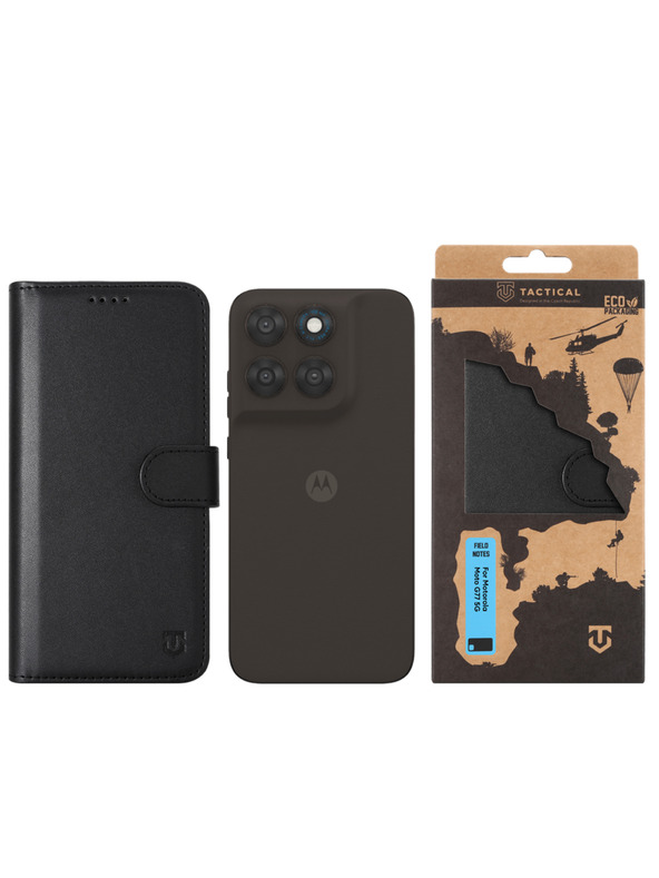 Tactical Tactical Field Notes za Motorola Moto G77 5G Črna