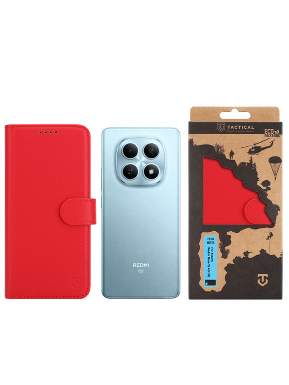 Tactical Tactical Field Notes za Xiaomi Redmi Note 15 4G/5G Rdeca