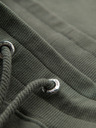 Ombre Clothing Moške trenirske hlače z oblogo in rebrastim robom na nogavicah - olivna V2 P1519 Ombre Clothing