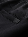 Ombre Clothing Moške trenirke JOGGER s kontrastnimi vstavkami in žepi na stegnih - črna V1 OM-PASK-0222 Ombre Clothing