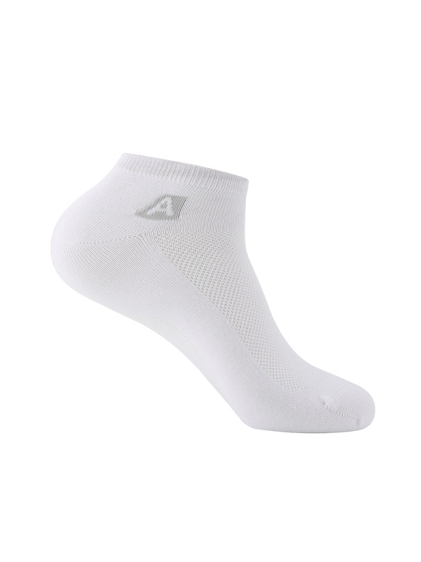 ALPINE PRO Unisex coolmax nogavice ALPINE PRO RED DEER bele barve