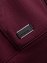 Ombre Clothing Moška bombažna jopa BASIC z zadrgo Ombre Clothing