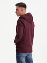 Ombre Clothing Moška bombažna jopa BASIC z zadrgo Ombre Clothing