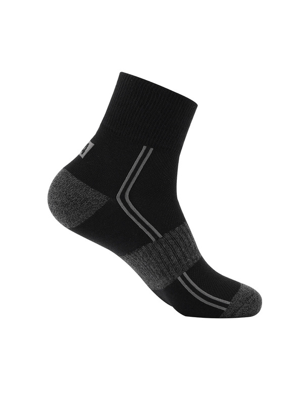 ALPINE PRO Unisex nogavice s tehnologijo coolmax ALPINE PRO 3HARE 2 črne