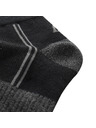 ALPINE PRO Unisex nogavice s tehnologijo coolmax ALPINE PRO 3HARE 2 črne