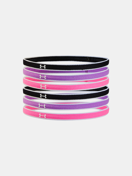 Under Armour Dekliški naglavni trakovi Under Armour Girls Mini Headbands (6pk)-BLK