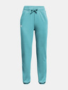 Under Armour Dekliške spodnji del trenirke Under Armour Rival Terry Taped Pant-BLK