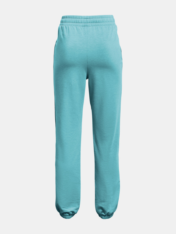 Under Armour Dekliške spodnji del trenirke Under Armour Rival Terry Taped Pant-BLK
