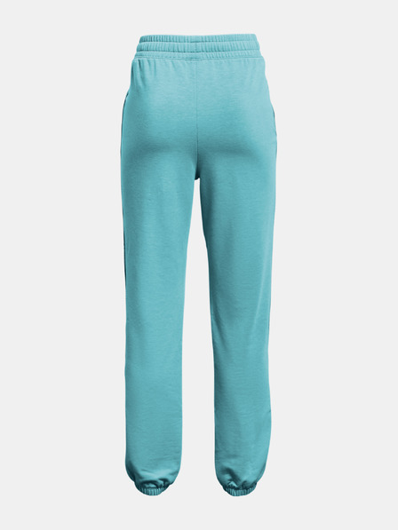 Under Armour Dekliške spodnji del trenirke Under Armour Rival Terry Taped Pant-BLK