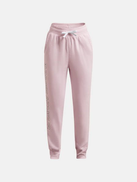 Under Armour Dekliške spodnji del trenirke Under Armour Rival Fleece Joggers-GRY