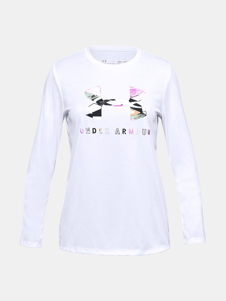 Under Armour Dekliška majica Under Armour Tech Graphic Big Logo LS T-Shirt-BLK