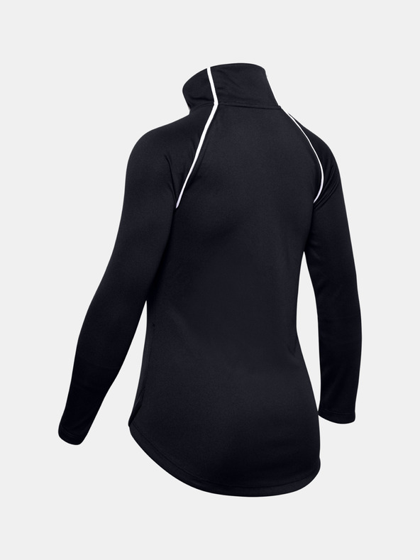 Under Armour Dekliška majica Under Armour Tech Graphic Big Logo 1/2 Zip-BLK
