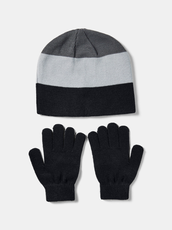Under Armour Deška kapa Under Armour Boys Beanie Glove Combo-GRN
