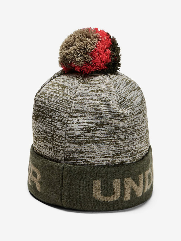Under Armour Deška kapa Under Armour Boy's Gametime Pom Beanie-RED