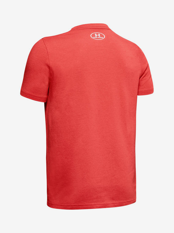 Under Armour Deška majica Under Armour UA Cotton SS-RED