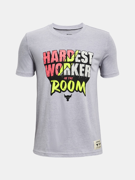 Under Armour Deška majica Under Armour UA Project Rock HWITR SS-GRY
