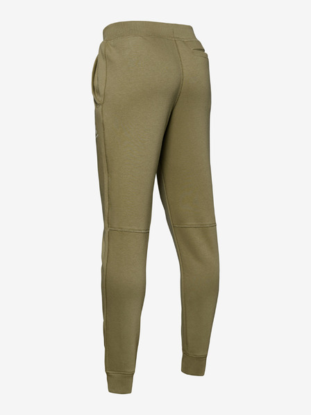 Under Armour Deške spodnji del trenirke Under Armour EU Cotton Fleece Jogger-GRN