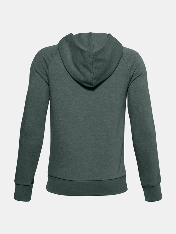 Under Armour Deški pulover Under Armour UA RIVAL FLEECE HOODIE-BLK