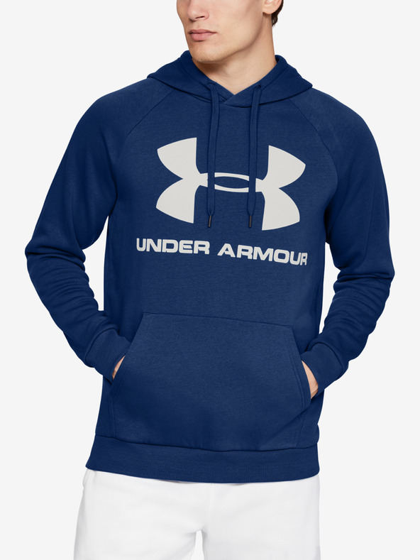 Under Armour Moški pulover Under Armour Rival Fleece Sportstyle Logo Hoodie