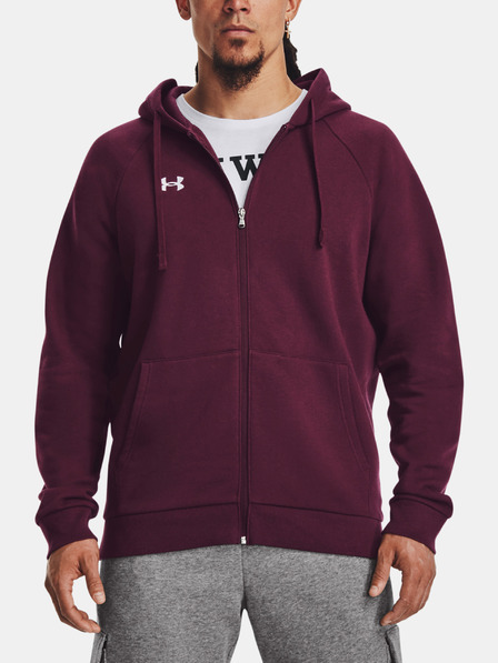Under Armour Moški pulover Under Armour UA Rival Fleece FZ Hoodie