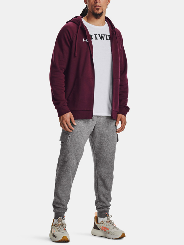 Under Armour Moški pulover Under Armour UA Rival Fleece FZ Hoodie