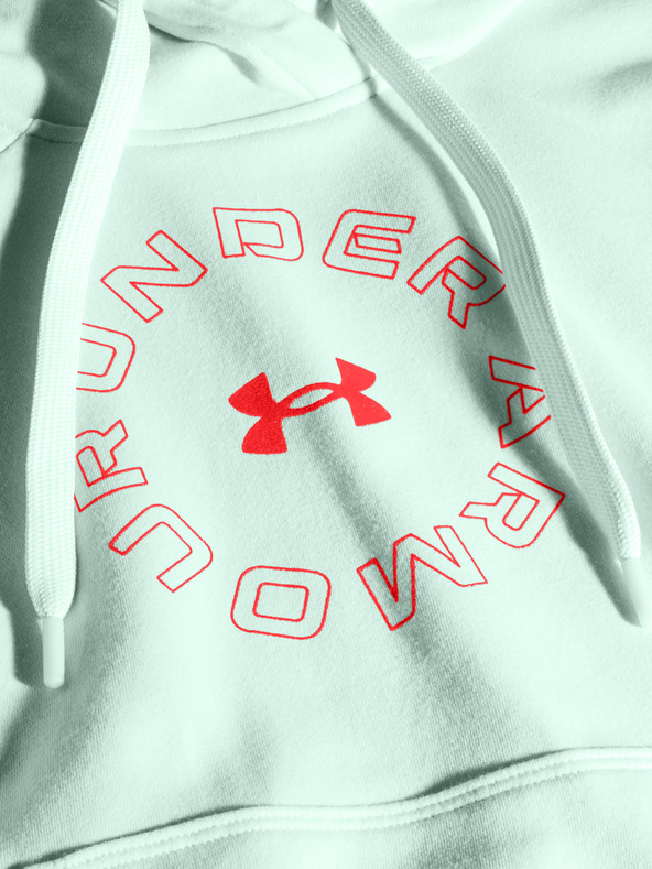 Under Armour Ženski pulover Under Armour Rival Fleece Metallic Hoodie