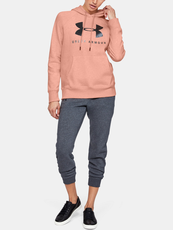 Under Armour Ženski pulover Under Armour Rival Fleece Sportstyle Graphic Hoodie