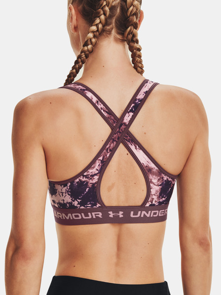 Under Armour Ženski nedrček  Under Armour Crossback Mid Print