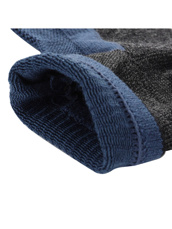ALPINE PRO Nogavice iz merinove volne ALPINE PRO NOREDE blue wing teal