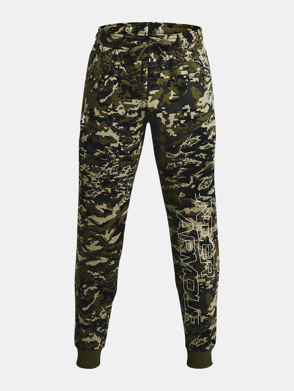 Under Armour Moške spodnji del trenirke Under Armour RIVAL FLC CAMO SCRIPT JGR