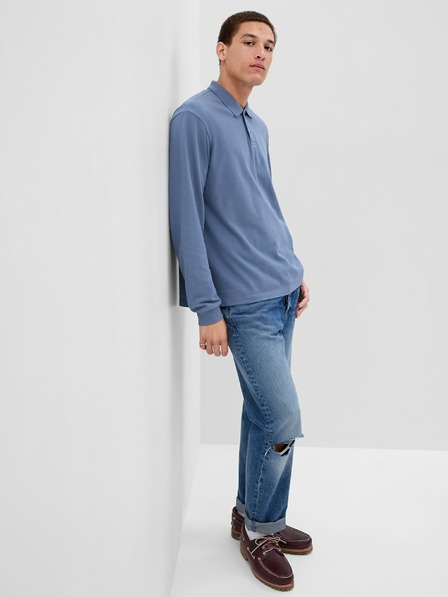 GAP Polo majica pique dolg rokav GAP