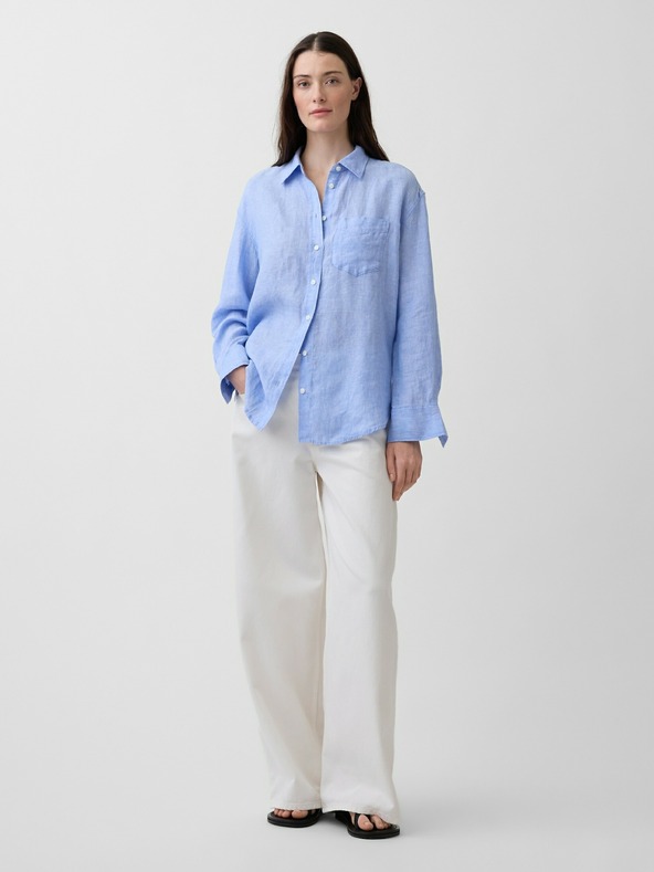 GAP Lanena oversize srajca GAP