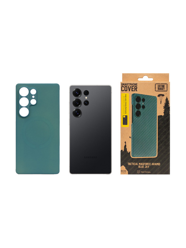 Tactical Tactical MagForce Aramid Zaščita za Samsung Galaxy S25 Ultra Blue Jay